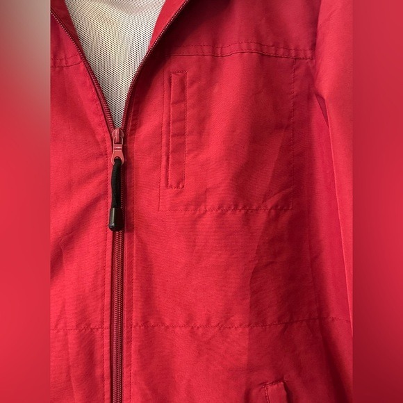 GAP Cherry Red Zip-Up Spring Jacket - Picture 2 of 4